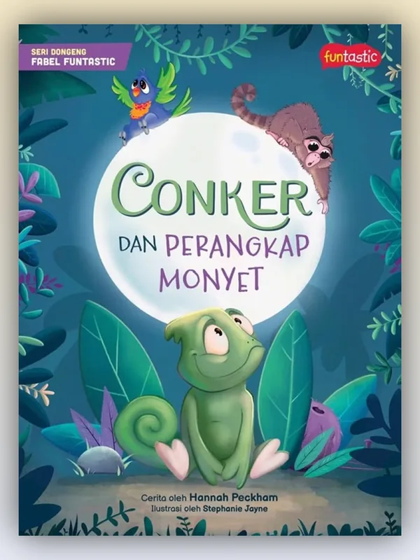 Sampul buku Seri Dongeng Fabel Funtastic - Conker dan Perangkap Monyet