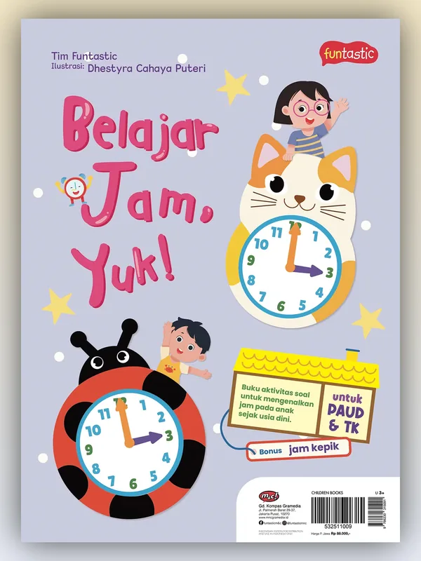 Sampul buku Belajar Jam, Yuk! (Bonus Jam Kepik)