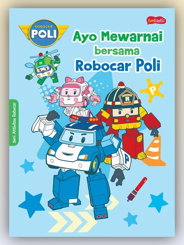Sampul buku Ayo Mewarnai Bersama Robocar Poli