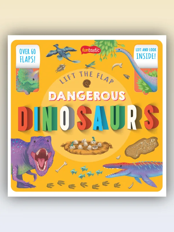 Sampul buku Mini Lift the Flap - Dangerous Dinosaurs