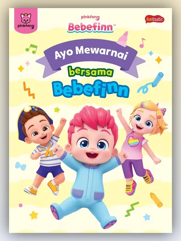 Sampul buku Ayo Mewarnai Bersama Bebefinn