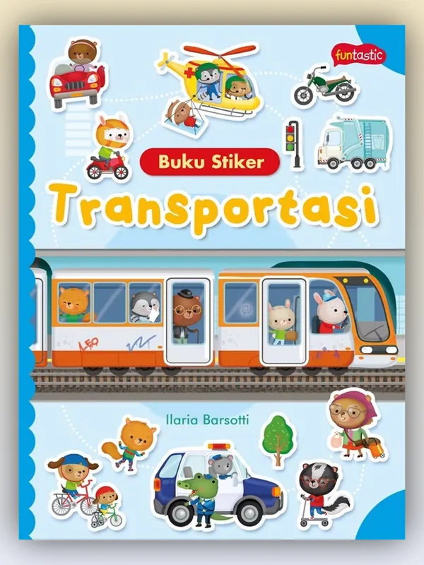 Sampul buku Buku Stiker Transportasi