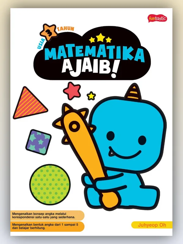 Sampul buku Matematika Ajaib! - Usia 3 Tahun