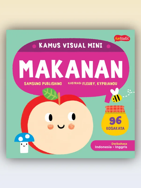 Sampul buku Kamus Visual Mini - Makanan