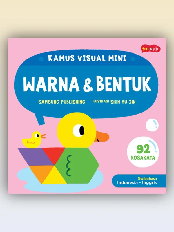 Sampul buku Kamus Visual Mini - Warna dan Bentuk