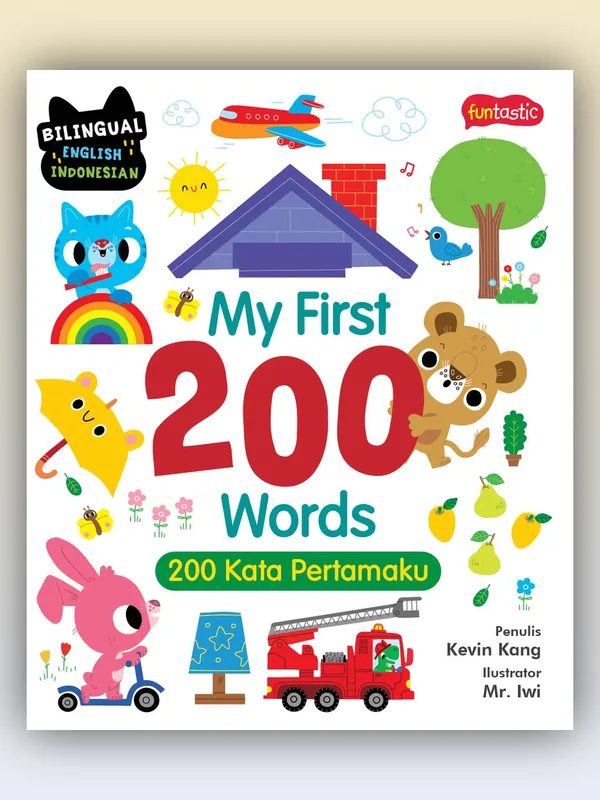 Sampul buku My First 200 Words - 200 Kata Pertamaku