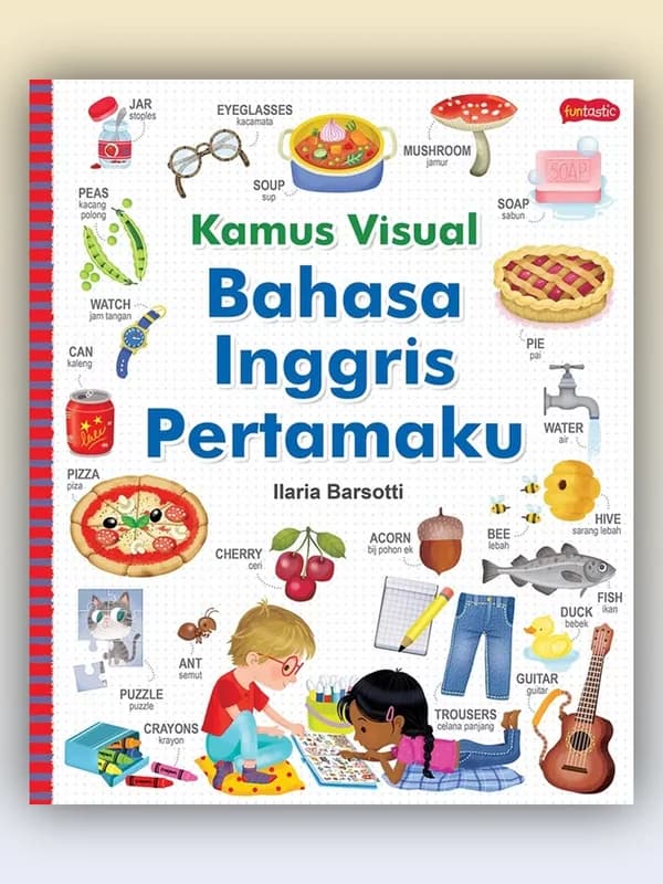Sampul buku Kamus Visual Bahasa Inggris Pertamaku