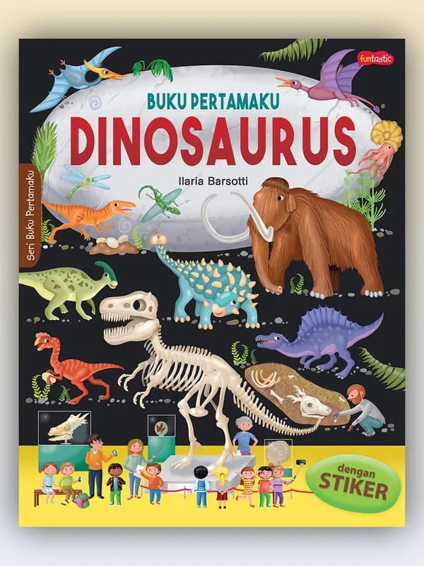 Sampul buku Buku Pertamaku: Dinosaurus