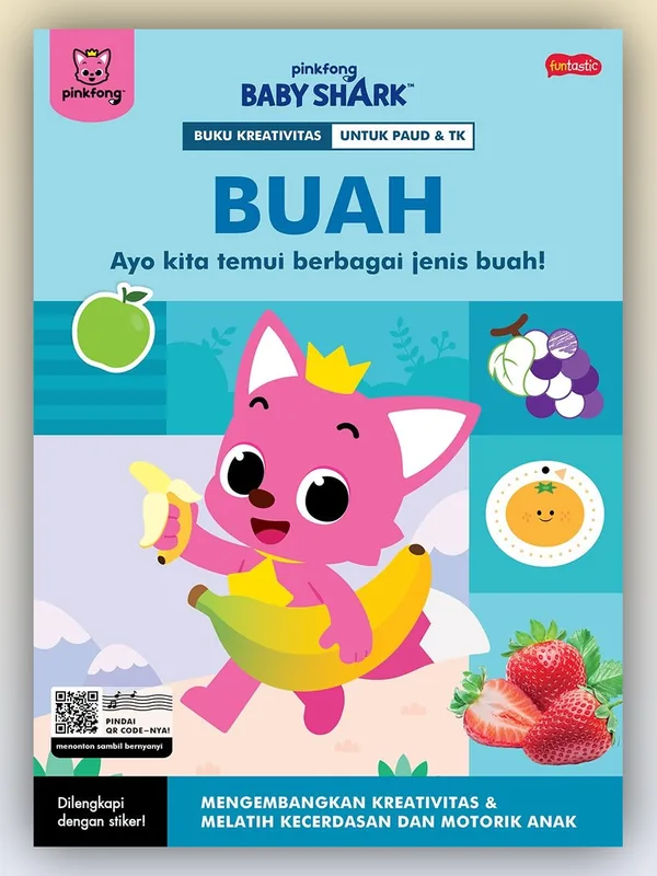 Sampul buku Pinkfong Baby Shark - Buku Kreativitas Buah