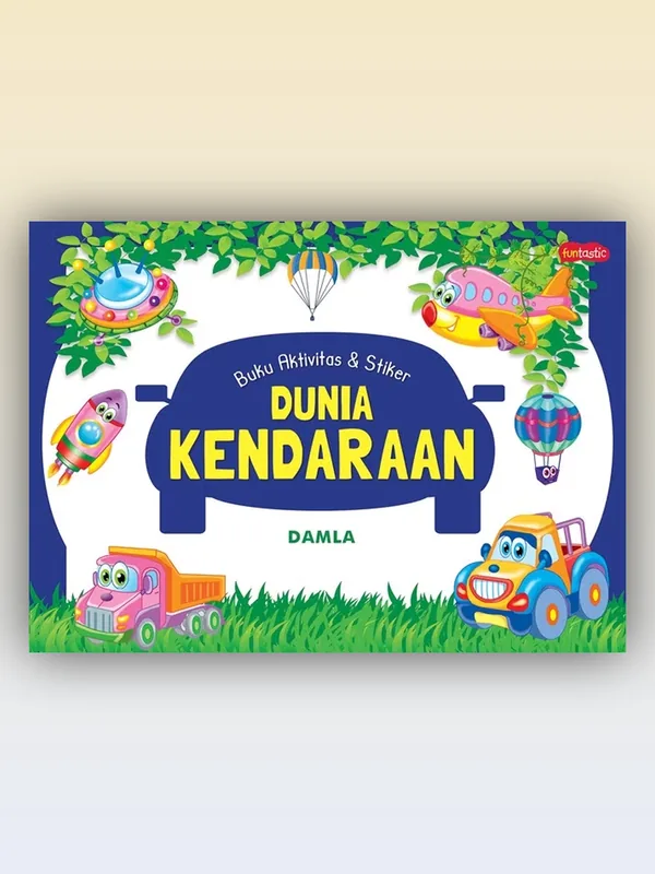 Sampul buku Buku Aktivitas & Stiker - Dunia Kendaraan