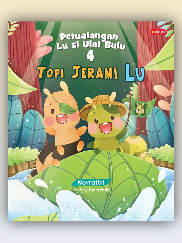 Sampul buku Petualangan Lu Si Ulat Bulu: Topi Jerami Lu