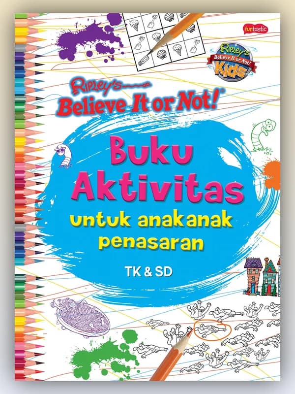 Sampul buku Ripley’s Believe It or Not! Kids – Buku Aktivitas untuk Anak-anak Penasaran
