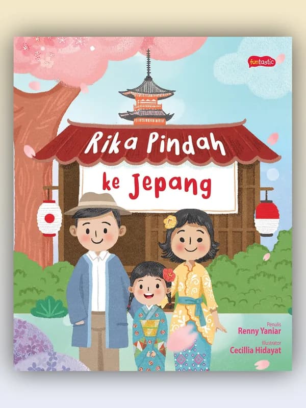 Sampul buku Rika Pindah ke Jepang