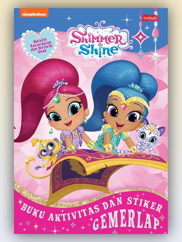 Sampul buku Shimmer & Shine: Buku Aktivitas dan Stiker Gemerlap
