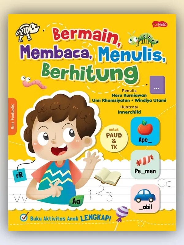 Sampul buku Bermain, Membaca, Menulis, Berhitung