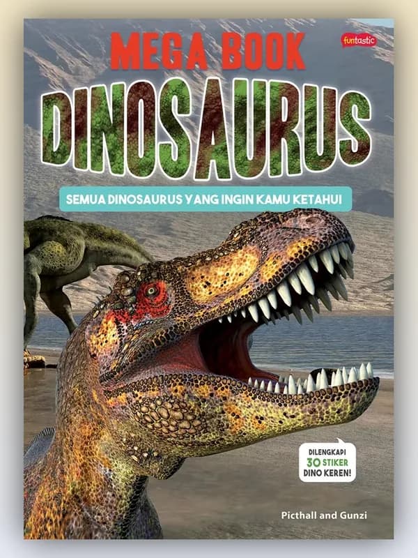 Sampul buku Mega Book - Dinosaurus