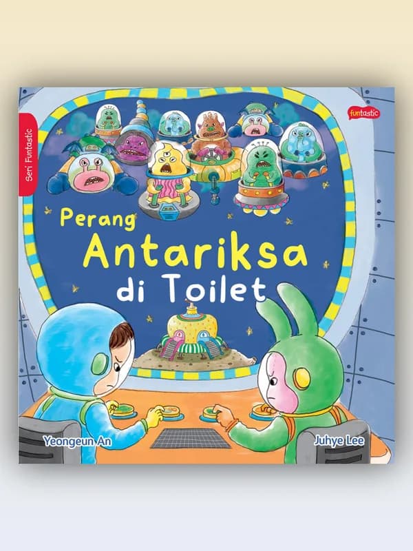Sampul buku Perang Antariksa di Toilet