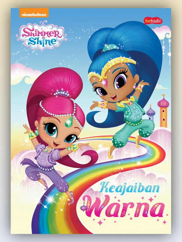 Sampul buku Shimmer & Shine: Keajaiban Warna!
